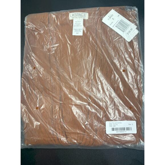 L*Space NWT Down the Line Cover Up Dress in Amber in Size Small MSRP $138 - Picture 7 of 7